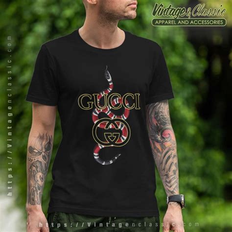 gucci t shirt snake free shipping|Gucci shirt snake collar.